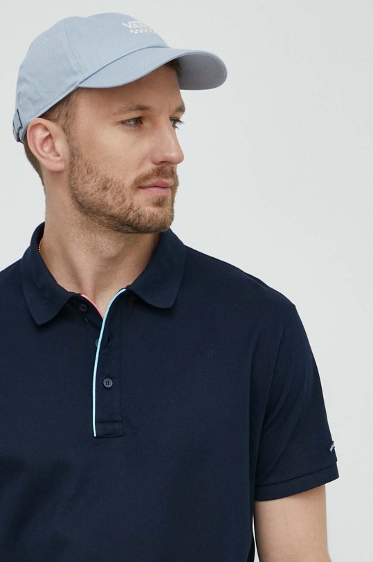 Paul&Shark polo bawełniane granatowy 24411322