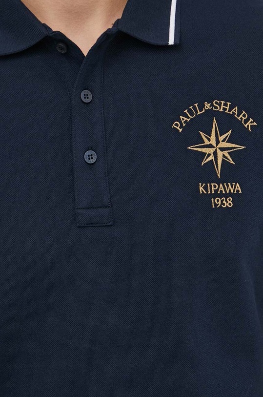 Paul&Shark polo bawełniane 24411350 granatowy