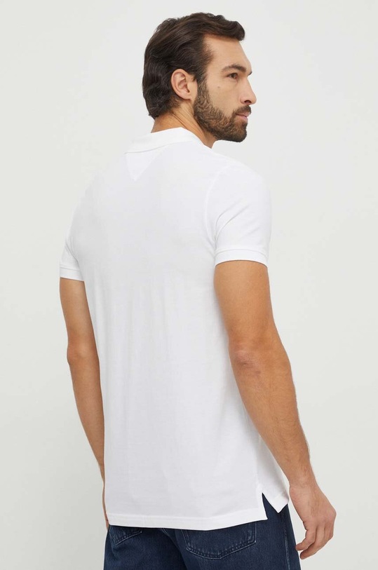 Odzież Tommy Jeans polo bawełniane DM0DM18312 biały
