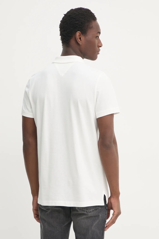 Одежда Хлопковое поло Tommy Jeans DM0DM18312 бежевый