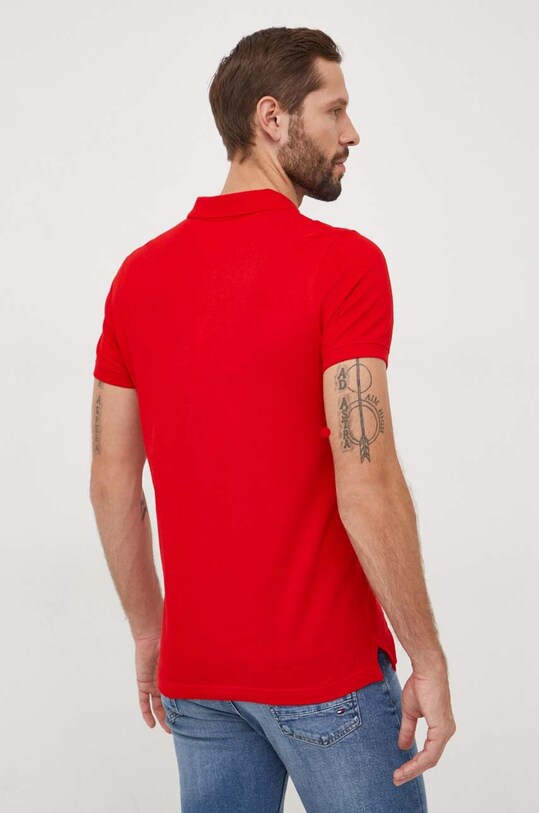 Одяг Бавовняне поло Tommy Jeans DM0DM18312 червоний