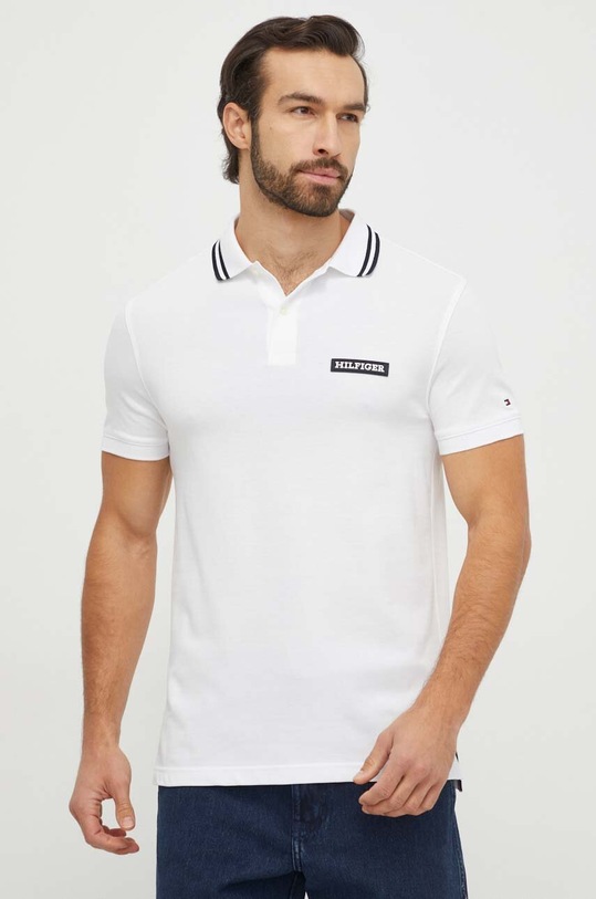 Tommy Hilfiger polo MW0MW33583 biały SS24
