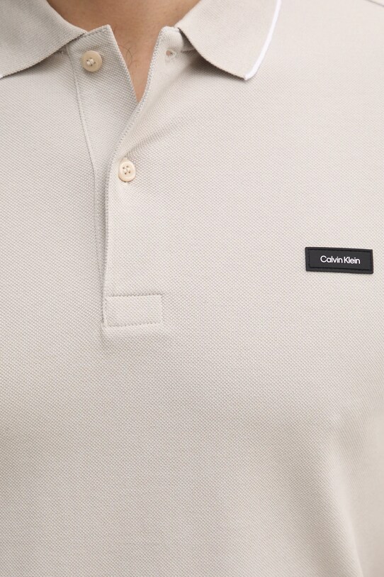 Calvin Klein tricou polo K10K112751 bej