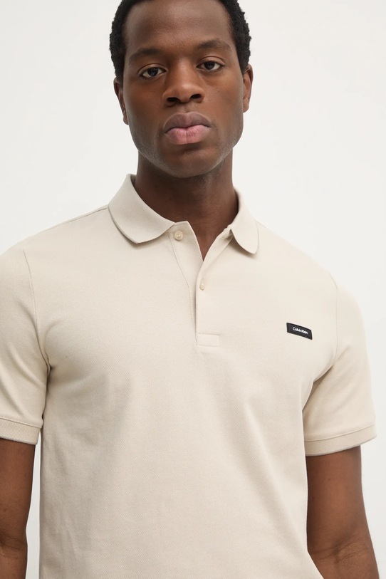 Calvin Klein polo beżowy K10K112751