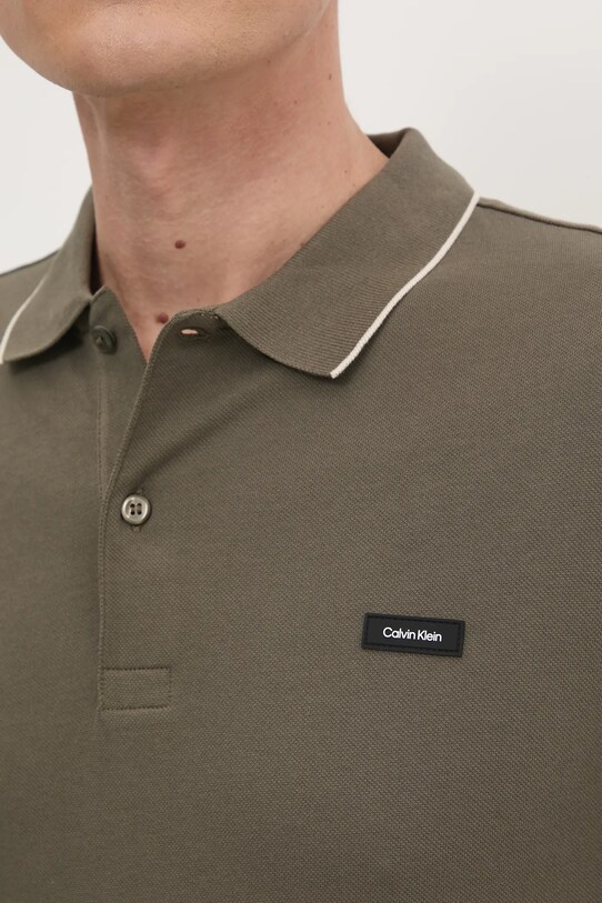 Polo tričko Calvin Klein K10K112751 zelená