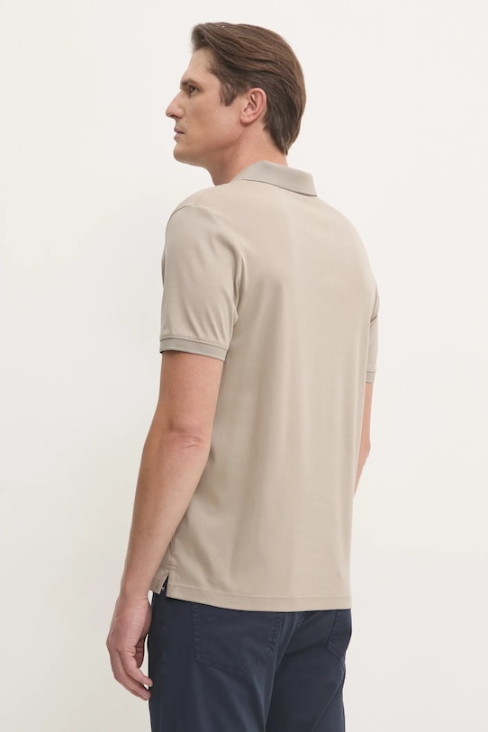 Îmbrăcăminte Calvin Klein polo de bumbac K10K112754 bej