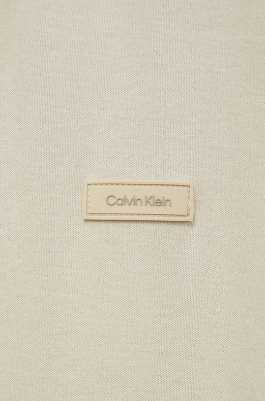 Βαμβακερό μπλουζάκι πόλο Calvin Klein πράσινο K10K112754