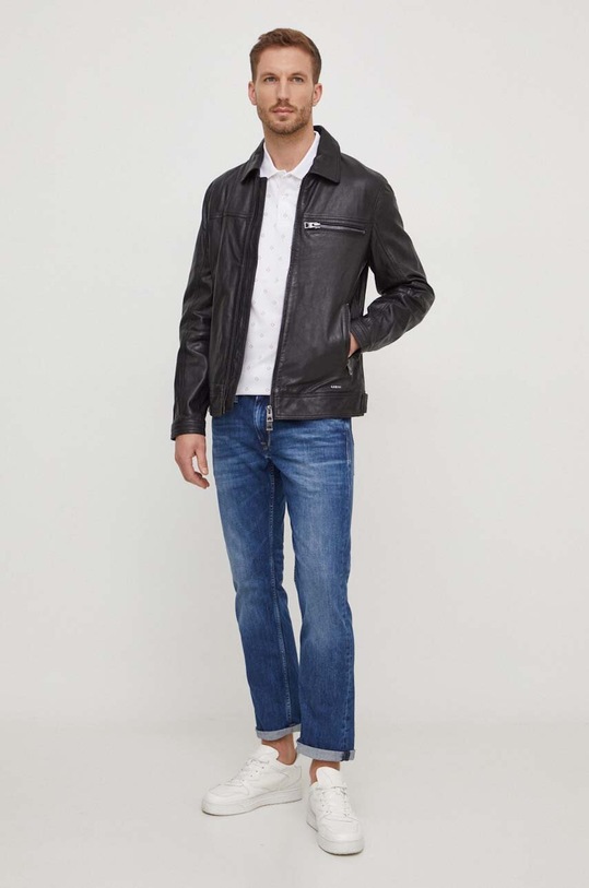 Guess tricou polo M4RP09.K7O64 alb SS24