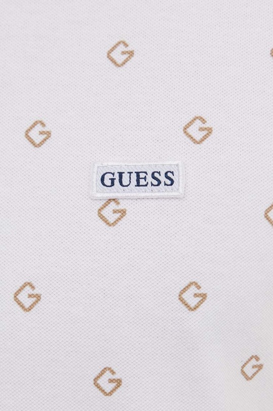 Guess tricou polo M4RP09.K7O64 alb