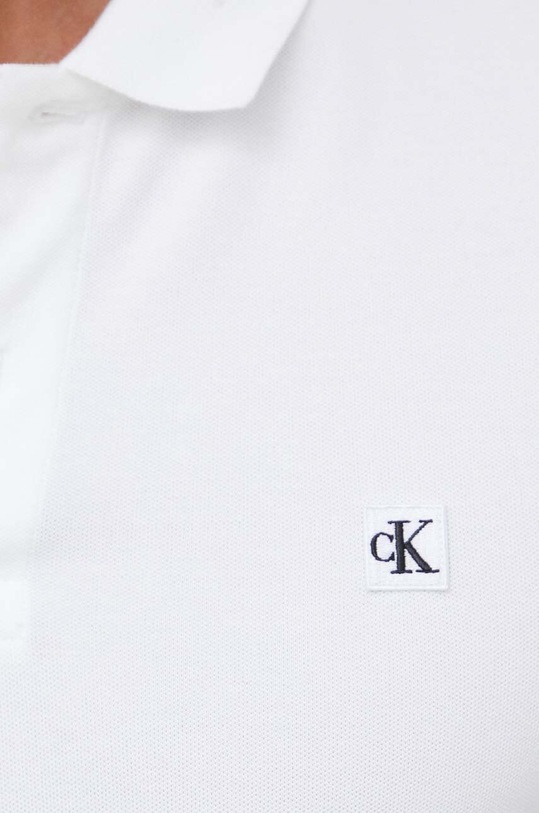 Calvin Klein Jeans tricou polo alb J30J325269