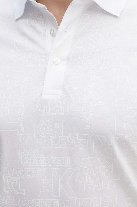 Karl Lagerfeld polo de bumbac 541224.745082 alb
