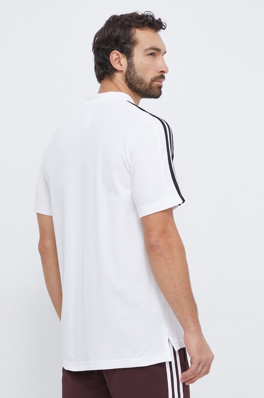 Îmbrăcăminte adidas polo de bumbac IC9312 alb