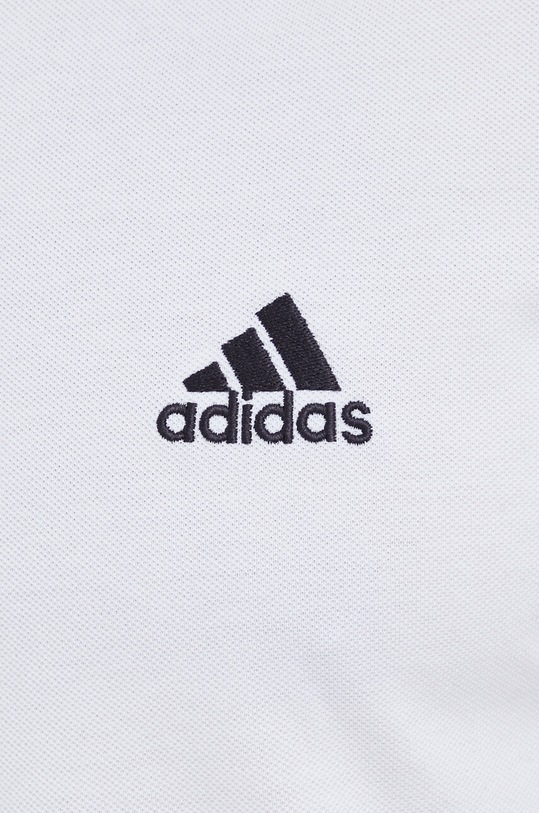 Бавовняне поло adidas IC9312 білий