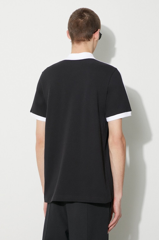 Clothing adidas Originals cotton polo shirt Adicolor Classics 3-Stripes IL2501 black