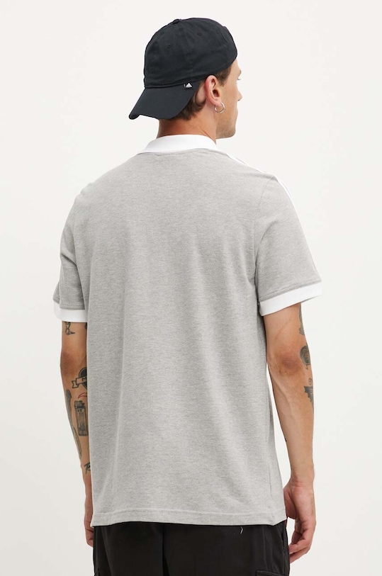 Odzież adidas Originals polo bawełniane Adicolor Classics 3-Stripes IL2502 szary