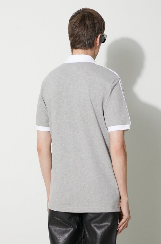 Abbigliamento adidas Originals polo in cotone Adicolor Classics 3-Stripes IL2502 grigio
