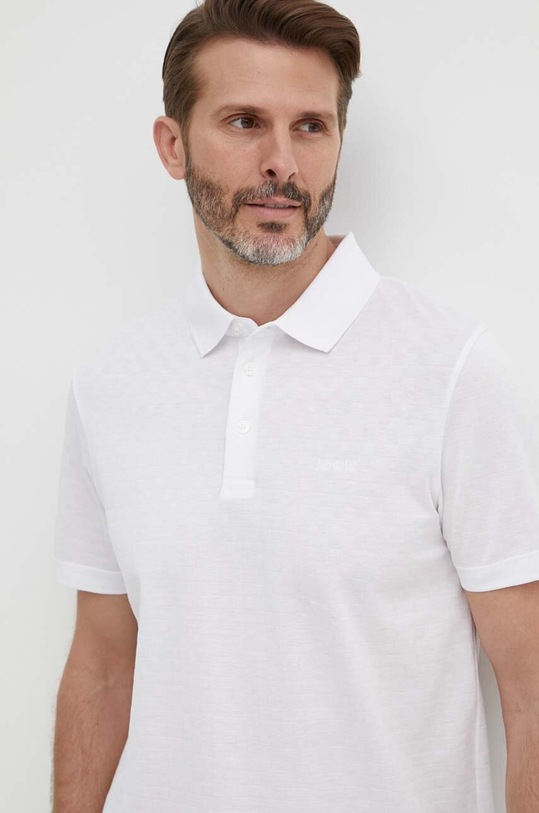 Joop! polo bawełniane Pacey bawełna biały 30036120