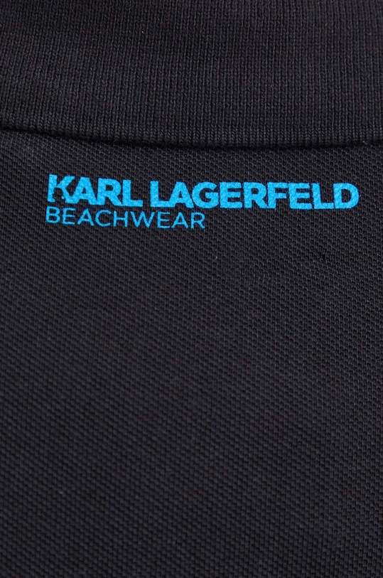 Bavlněné plážové polo tričko Karl Lagerfeld 240M2205