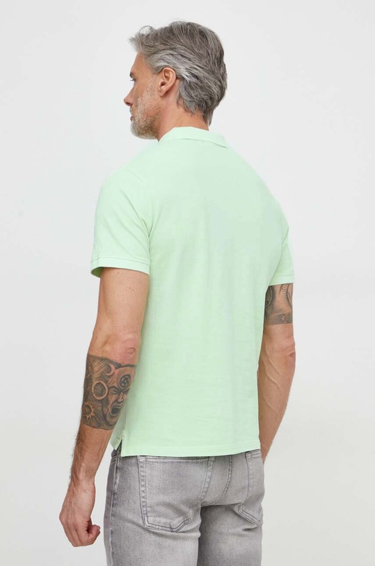 Odzież Pepe Jeans polo bawełniane NEW OLIVER GD PM542099 zielony