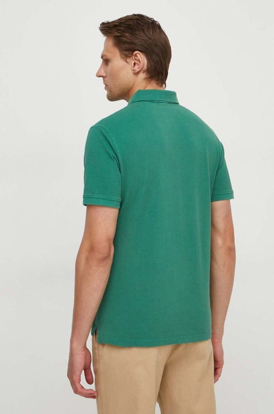 Odzież Pepe Jeans polo bawełniane NEW OLIVER GD PM542099 zielony