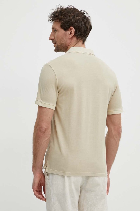 Дрехи Памучна тениска с яка Pepe Jeans NEW OLIVER GD PM542099 бежов