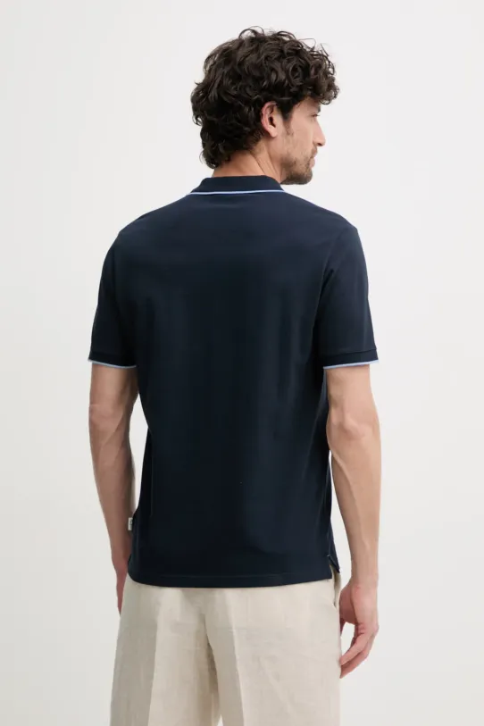 Abbigliamento Pepe Jeans polo in cotone Hans PM542101 blu navy