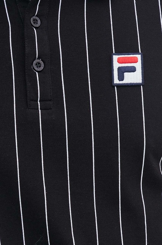 Fila polo bawełniane Luckenwalde FAM0614 czarny