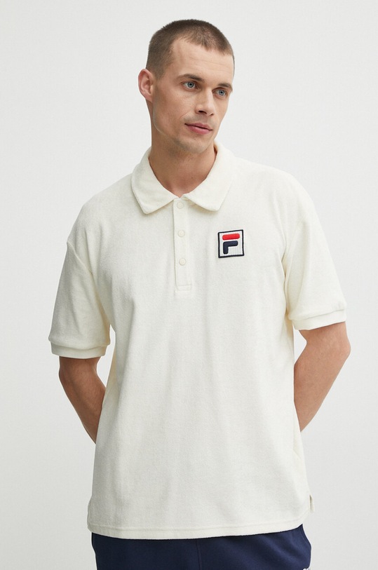 Fila polo de bumbac Liverpool bej FAM0650