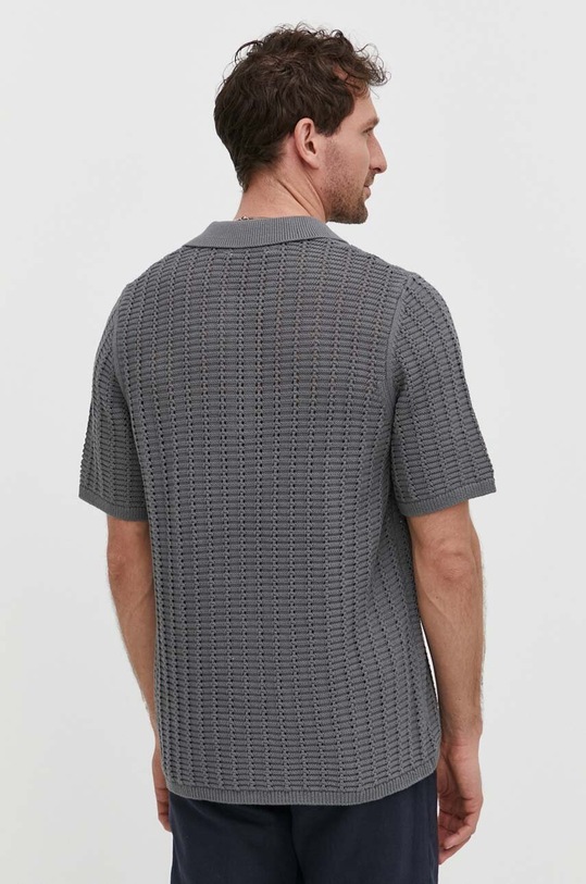 Ρούχα Πουλόβερ από λινό μείγμα Samsoe Samsoe M24100017 γκρί