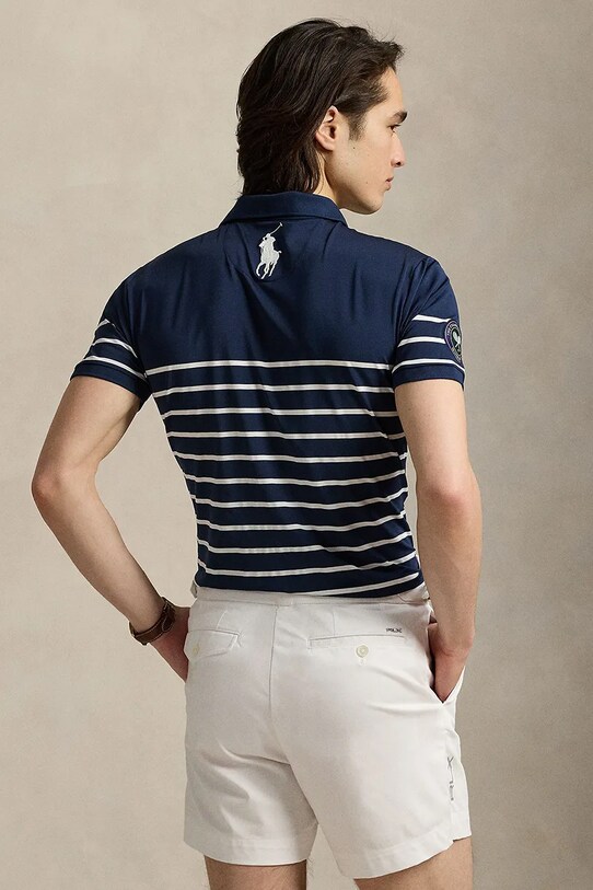 Поло Polo Ralph Lauren 710950178 тёмно-синий SS24