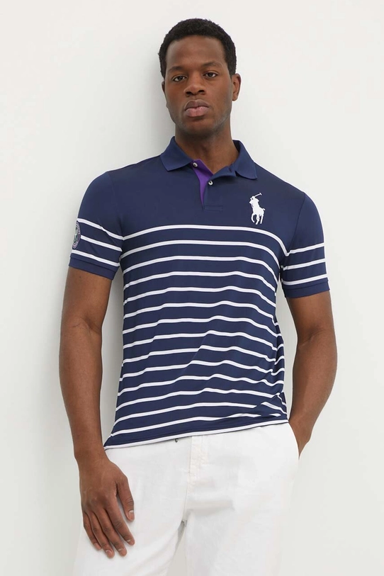 Polo majica Polo Ralph Lauren mornarsko plava 710950178