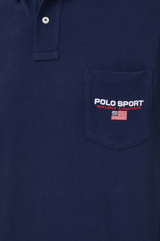 Polo Ralph Lauren polo bawełniane niebieski 710938453