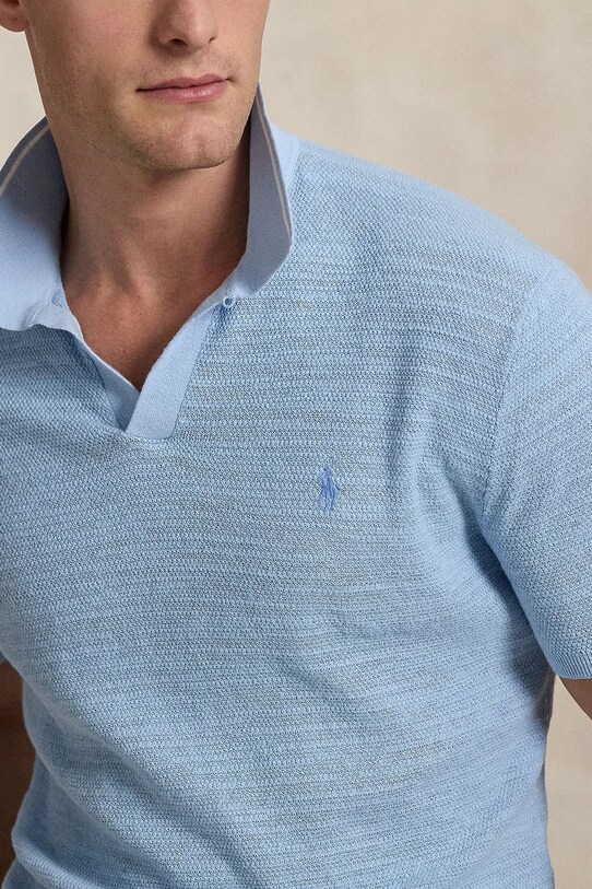 Polo Ralph Lauren tricou polo din in albastru 710934180