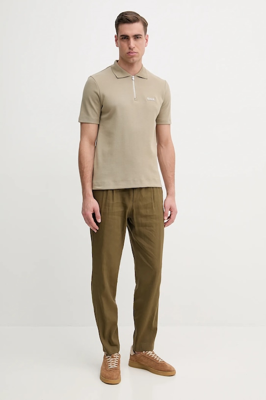 Polo tričko BALR. B1122.1033 béžová SS25