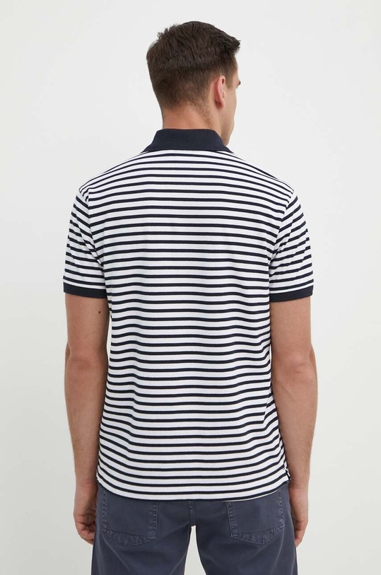 Odzież Pepe Jeans polo bawełniane HUNTING PM542153 biały