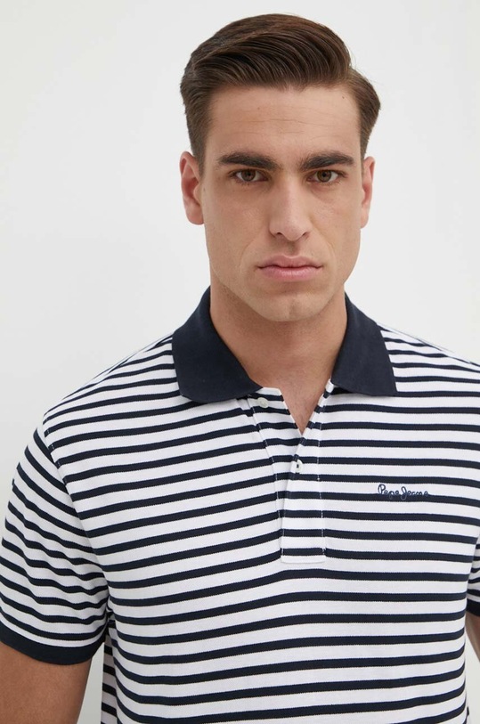 Pepe Jeans polo bawełniane HUNTING biały PM542153