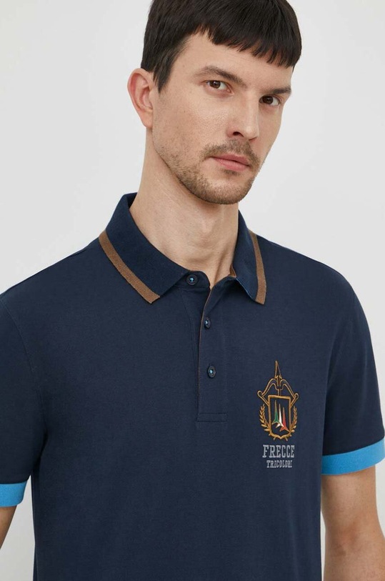 Polo tričko Aeronautica Militare nášivka tmavomodrá PO1761P199