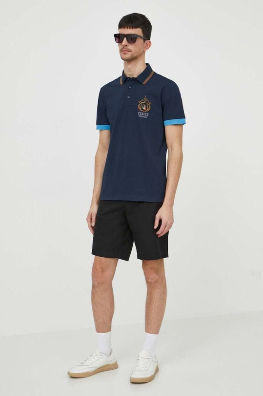 Polo tričko Aeronautica Militare PO1761P199 tmavomodrá SS24