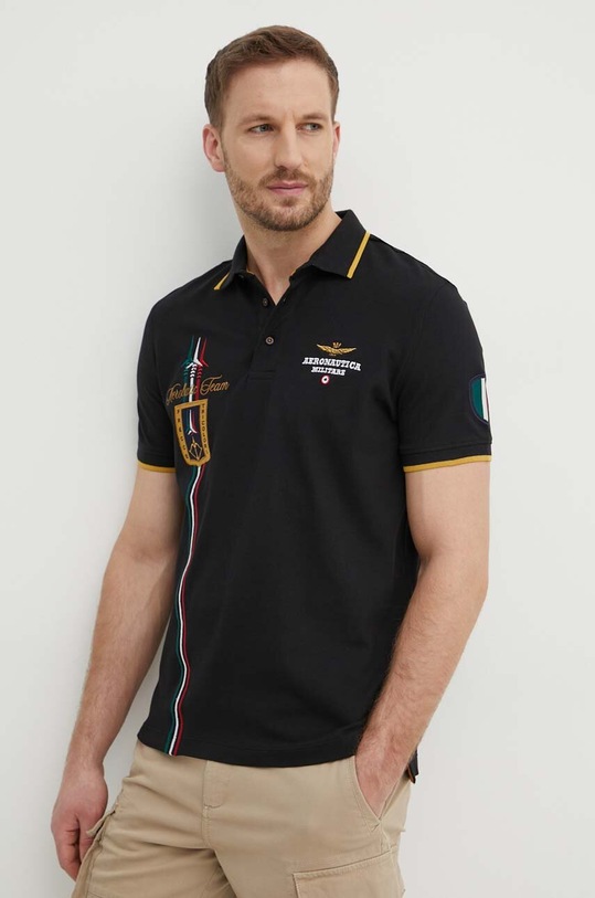Aeronautica Militare polo nero PO1763P191