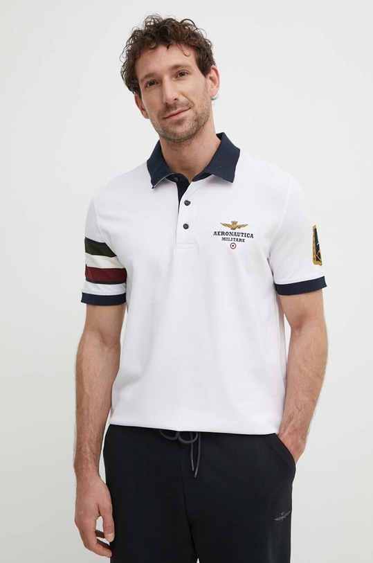 Aeronautica Militare polo biały PO1768P191