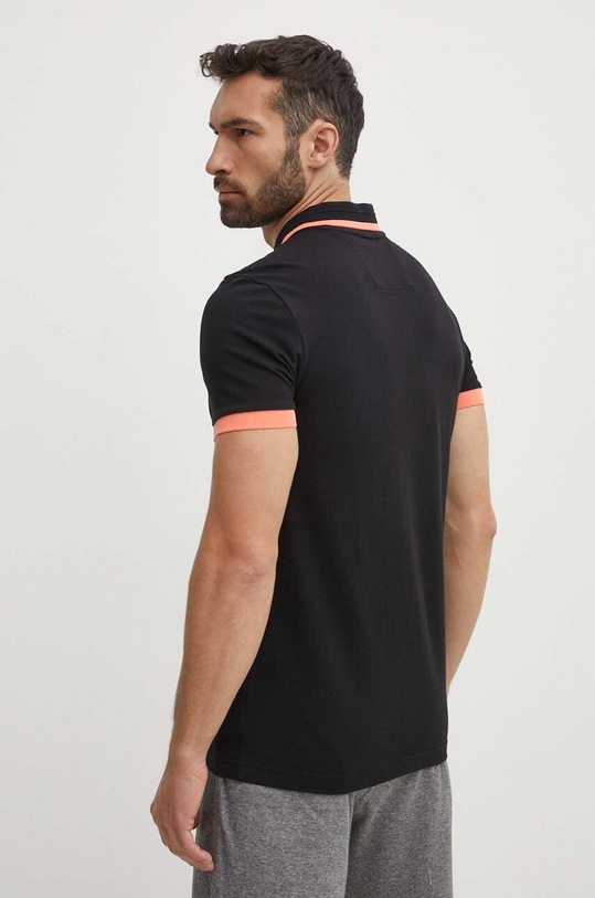 BOSS Green polo bawełniane 50512995 czarny SS24