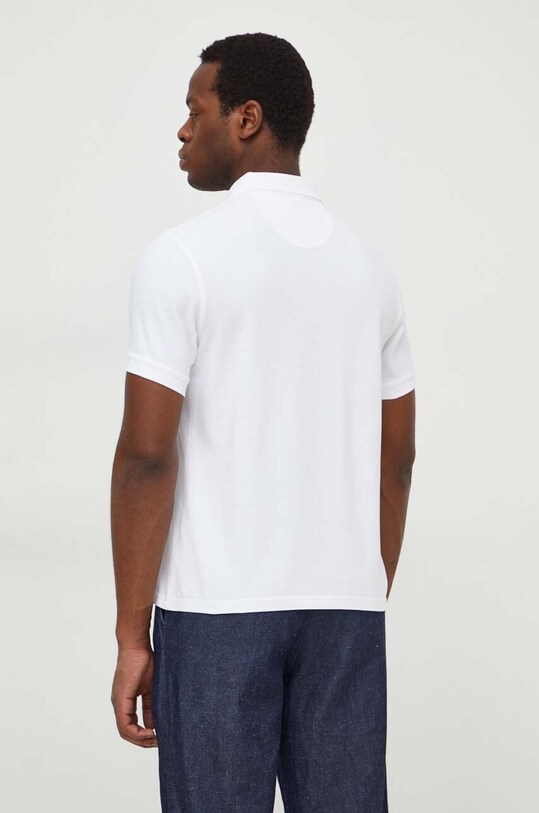 Одежда Хлопковое поло Barbour MML0358 белый