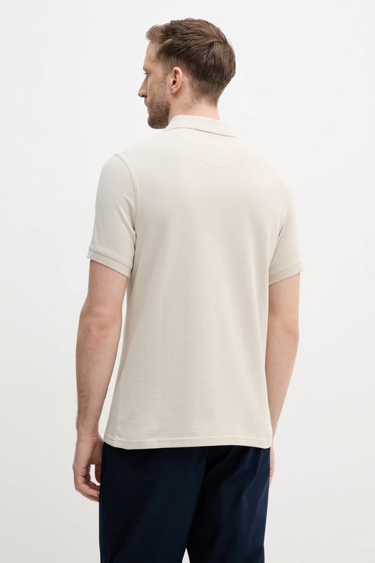 Ρούχα Βαμβακερό μπλουζάκι πόλο Barbour MML0358 μπεζ