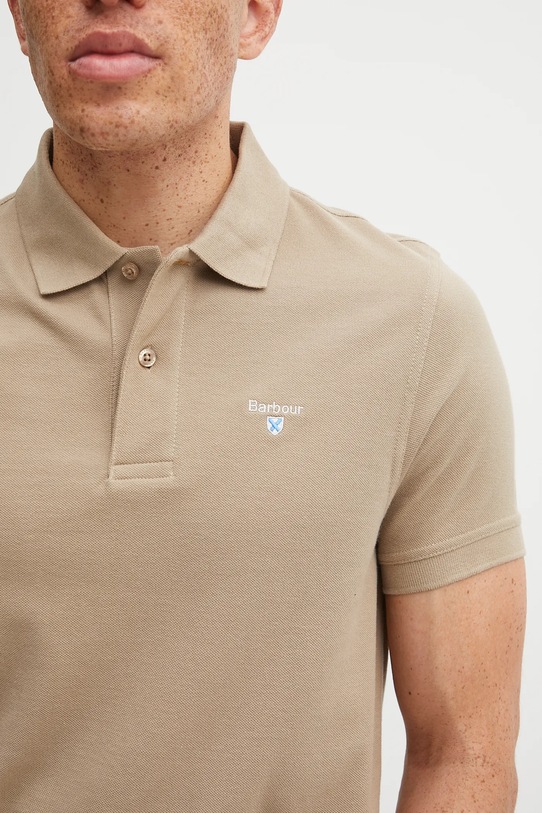 Barbour polo in cotone ESSENTIALS beige MML0358