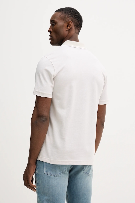 Odzież BOSS Orange polo bawełniane PeoxfordNew 50507814 beżowy