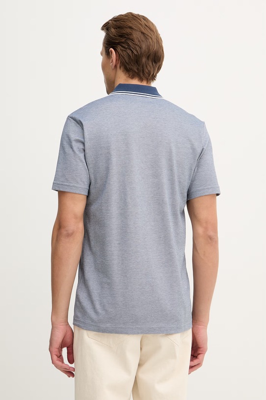 Odzież BOSS Orange polo bawełniane PeoxfordNew 50507814 niebieski