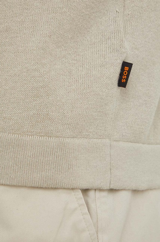 Košile s příměsí lnu Boss Orange 50513139