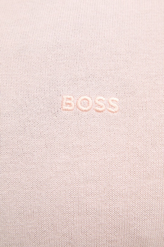 BOSS Orange πόλο ανδρικό με βαμβάκι 50514223 ροζ