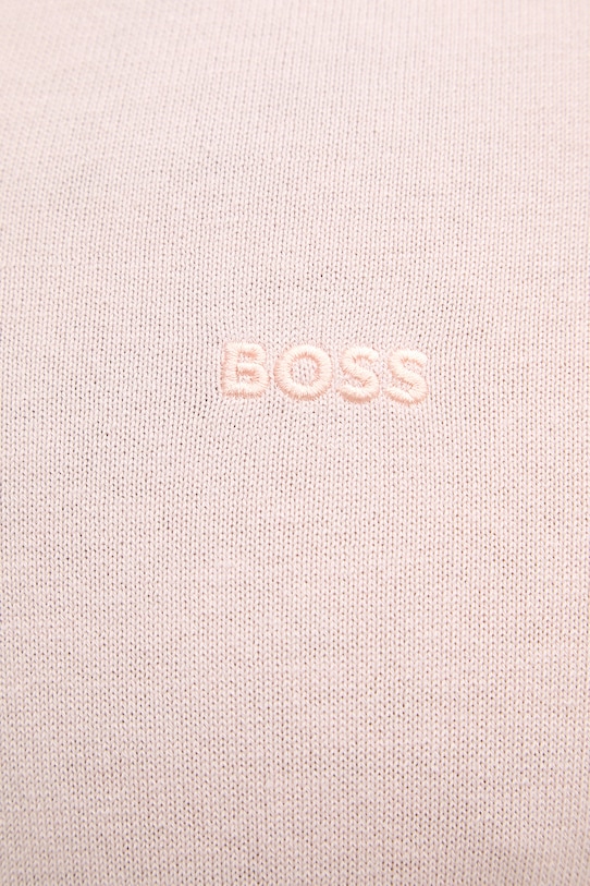 BOSS Orange πόλο ανδρικό με βαμβάκι 50514223 ροζ