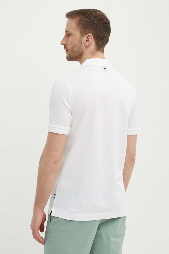 Oblečení Bavlněné polo tričko BOSS 50511588 bílá